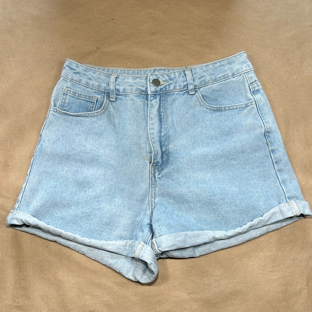Shein Light Blue Jean Short Sz M